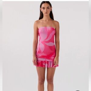 Besa Mesh mini dress